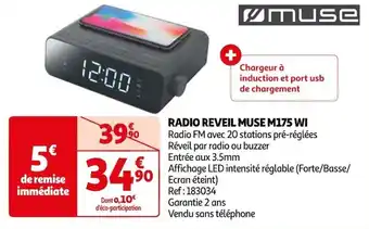 Auchan RADIO REVEIL MUSE M175 WI offre