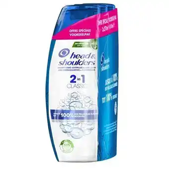 Auchan Shampooing 2 en 1 head & shoulders offre
