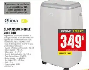 Batkor CLIMATISEUR MOBILE 9000 BTU offre