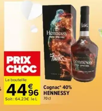 Carrefour Cognac* 40% HENNESSY offre