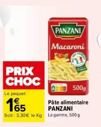 Carrefour Pâte alimentaire PANZANI offre