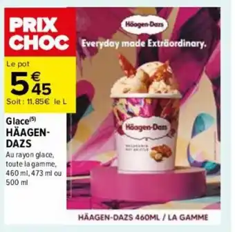 Carrefour Glace(5) HÃAGEN-DAZS offre