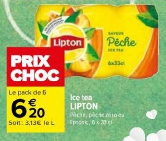 Carrefour Ice tea LIPTON offre