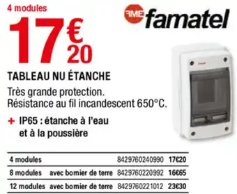 Brico Dépôt Tableau nu étanche offre