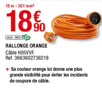 Rallonge orange
