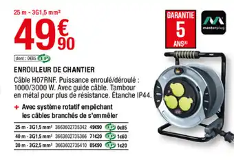 Brico Dépôt Enrouleur de chantier offre