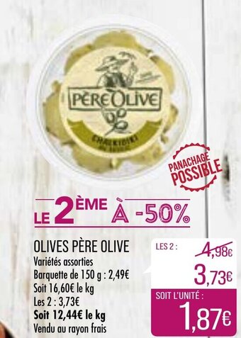 Match Olives Père Olive offre