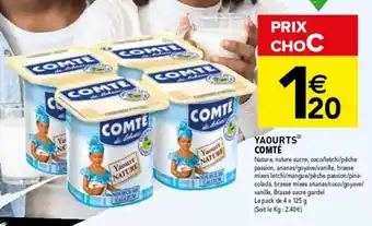 Carrefour YAOURTS™ COMTÉ offre