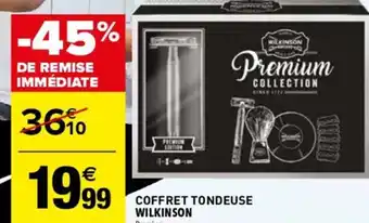 Carrefour COFFRET TONDEUSE WILKINSON Premium offre