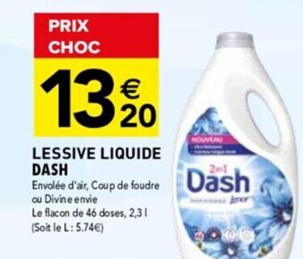 Carrefour LESSIVE LIQUIDE DASH offre
