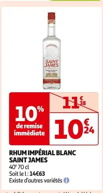 Saint james rhum impérial blanc
