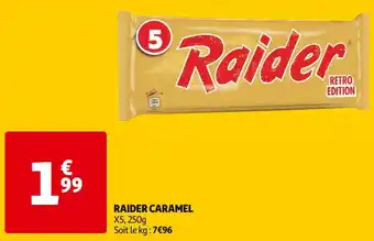 Auchan Supermarché Raider caramel offre
