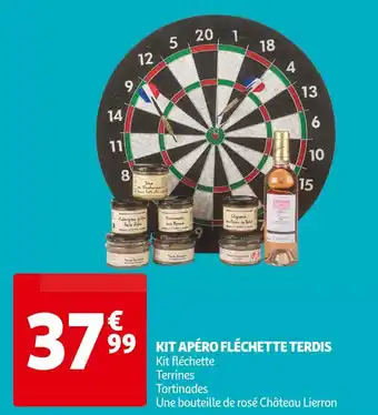 Auchan Supermarché Kit apéro fléchette terdis offre