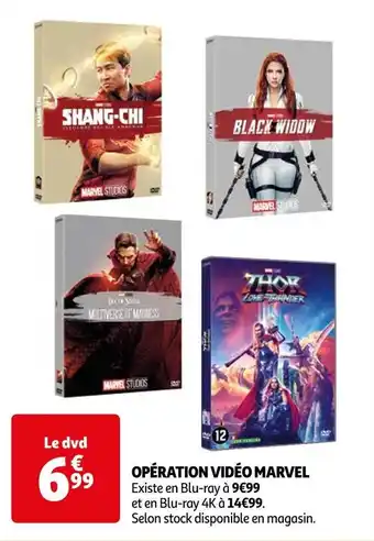 Auchan Opération vidéo marvel offre