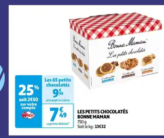Auchan Bonne maman les petits chocolatés offre