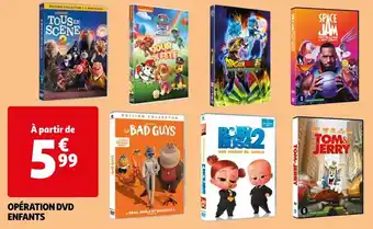 Auchan Opération dvd enfants offre
