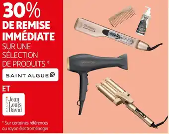 Auchan Saint algue 30% de remise immédiate sur une sélection de produits saint algue offre