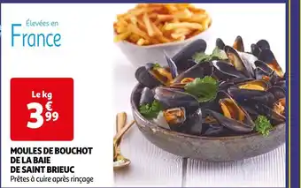 Auchan Moules de bouchot de la baie de saint brieuc offre