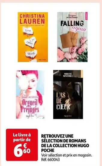 Auchan Retrouvez une sélection de romans de la collection hugo poche offre