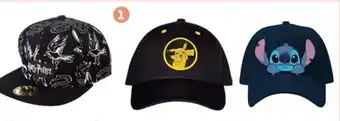 Auchan La casquette pokémon, harry potter ou stitch offre