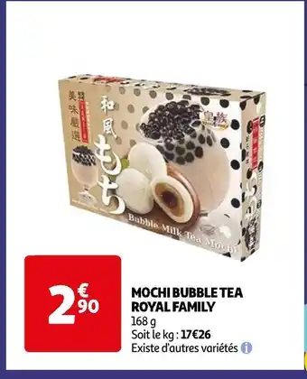 Auchan Royal family mochi bubble tea offre
