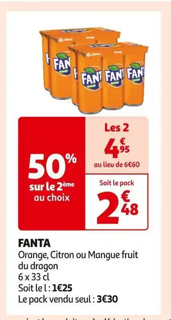 Auchan Supermarché Fanta fanta offre