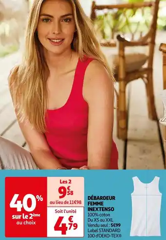 Auchan In extenso débardeur femme offre