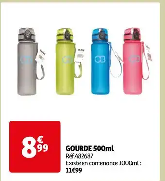 Auchan Gourde 500ml offre