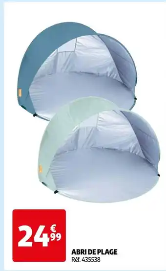 Auchan Abri de plage offre
