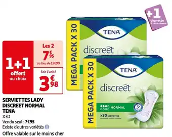 Tena serviettes lady discreet normal