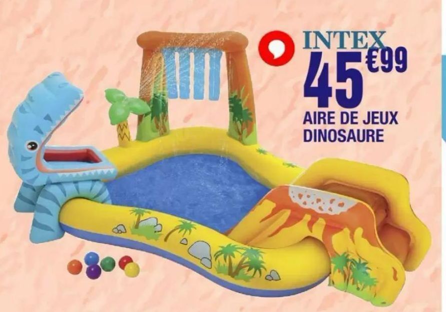 Promo Aire de jeux dinosaure chez La Foir'Fouille