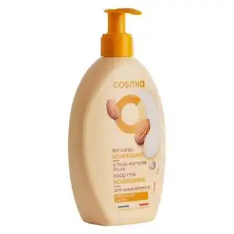 Auchan Lait corps nourissant amande douce cosmia offre
