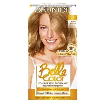 Auchan Coloration belle color blond garnier offre