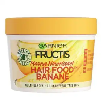 Auchan Masque à la banane fructis hairfood offre