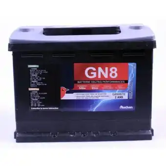 Auchan Batterie gn8540a 62ah auchan offre