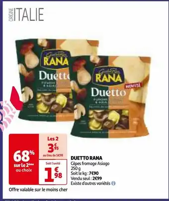Auchan Duetto rana offre