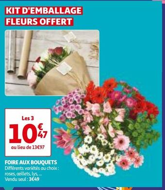 Auchan Foire aux bouquets offre
