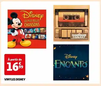 Auchan Vinyles disney offre