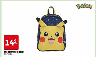 Sac goûter pokemon