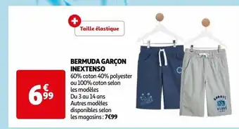 Auchan Bermuda garçon inextenso offre