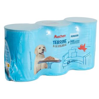 Auchan Terrine pour chiot auchan offre