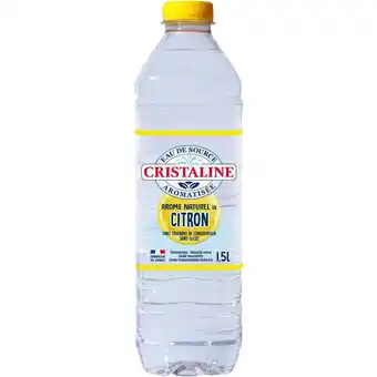 Auchan Cristaline aromatisee citron offre
