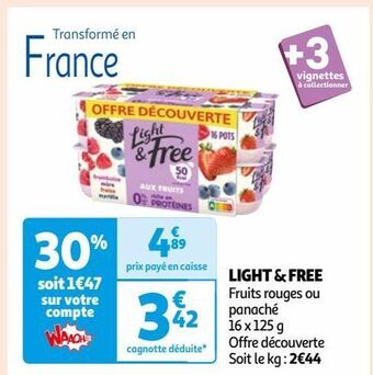 Auchan Light & free offre