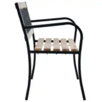 Vidaxl banc de jardin 120 cm bois