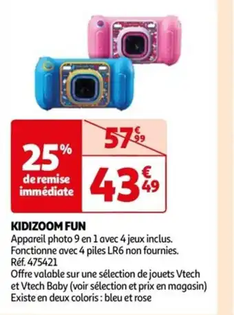 Auchan KIDIZOOM FUN offre