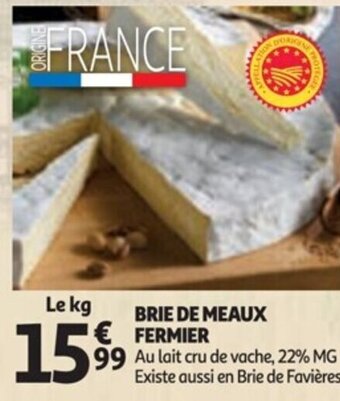 Auchan BRIE DE MEAUX FERMIER offre