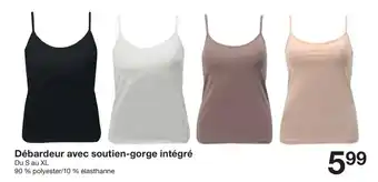 Zeeman Débardeur avec soutien-gorge intégré offre