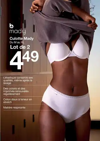 Zeeman b mady Culotte Mady Du M au XL Lot de 2 offre