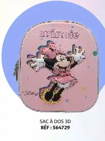 Auchan Sac à dos 3d offre