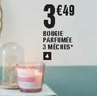 La Foir'Fouille Bougie parfumée 3 mèches offre